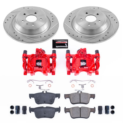 PowerStop Power Stop 13-17 Ford Fusion Z23 Evolution Kit w/ Calipers - Rear KC6817A