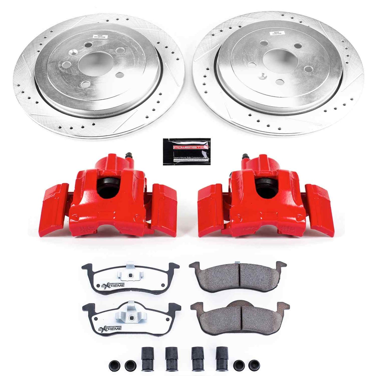 PowerStop Power Stop 13-19 Lincoln MKT Rear Z36 Truck & Tow Brake Kit w/Calipers KC6819-36