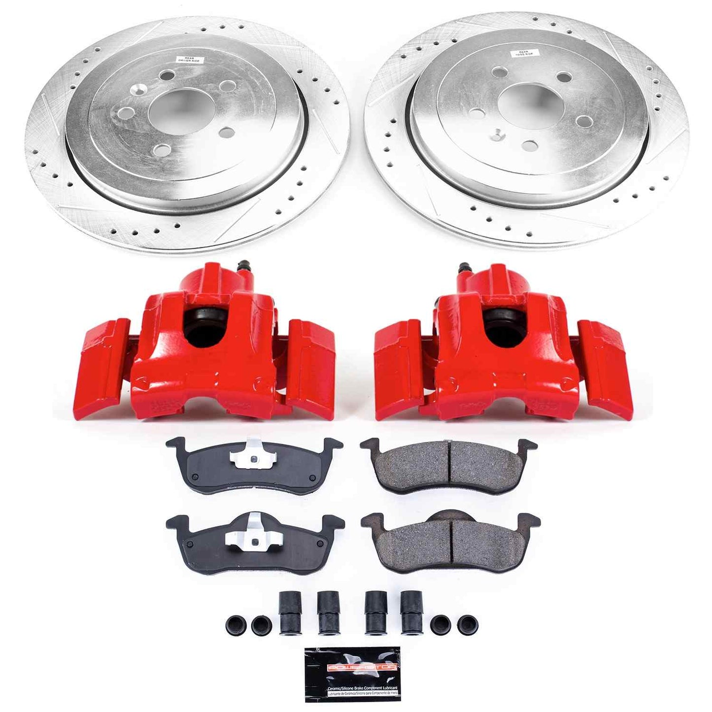 PowerStop Power Stop 13-19 Lincoln MKT Z23 Evolution Kit w/ Calipers - Rear KC6819
