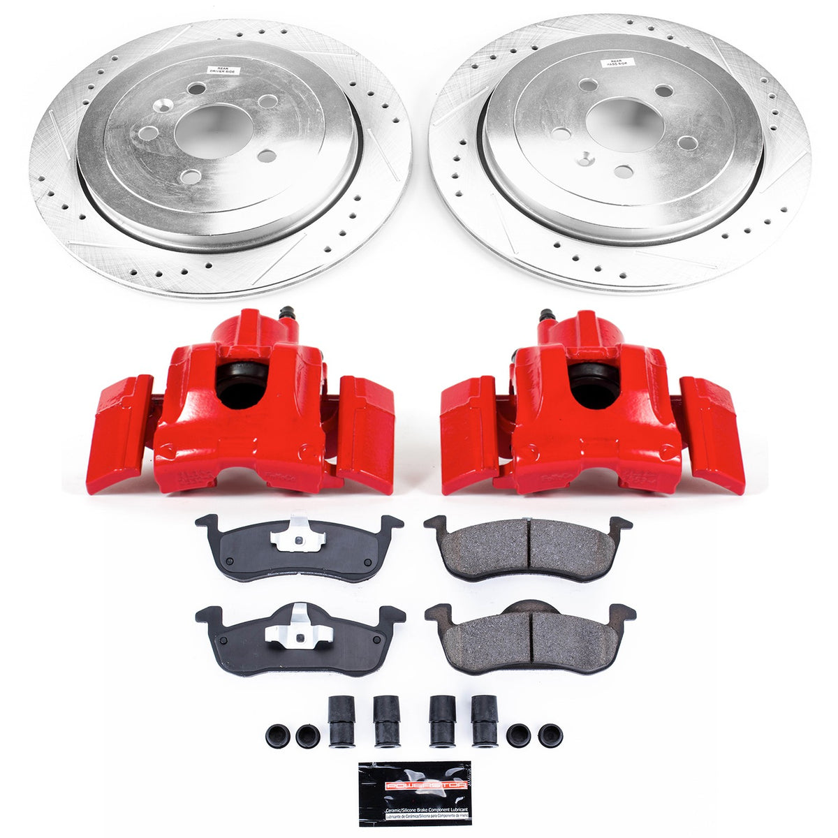 PowerStop Power Stop 13-19 Lincoln MKT Z23 Evolution Kit w/ Calipers - Rear KC6819