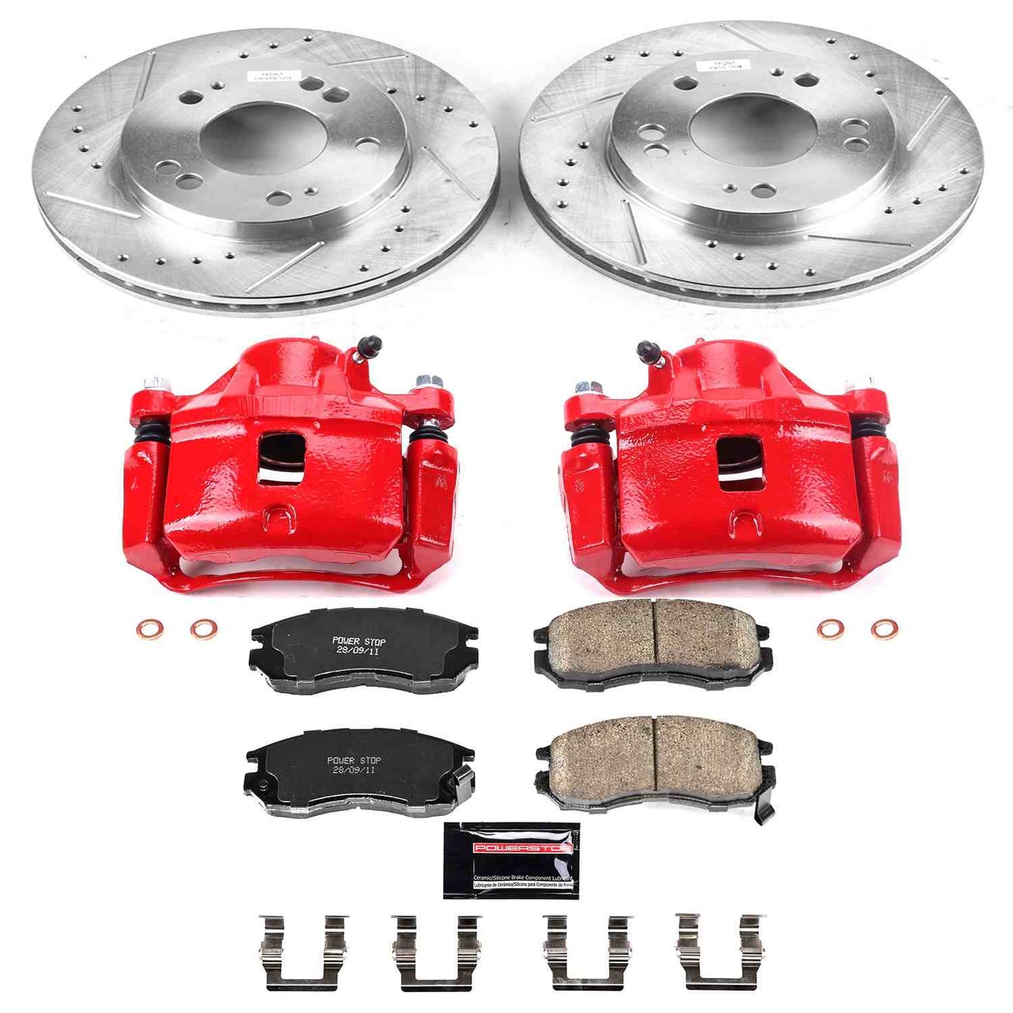 PowerStop Power Stop 95-00 Chrysler Sebring Z23 Evolution Kit w/ Calipers - Front KC681B