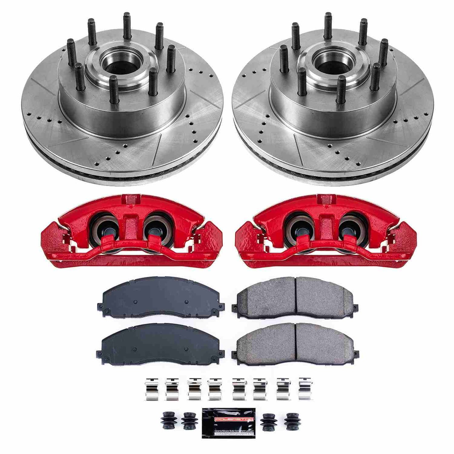 PowerStop Power Stop 13-16 Ford F-250 Super Duty Front Z23 Evolution Kit W/Cals KC6821