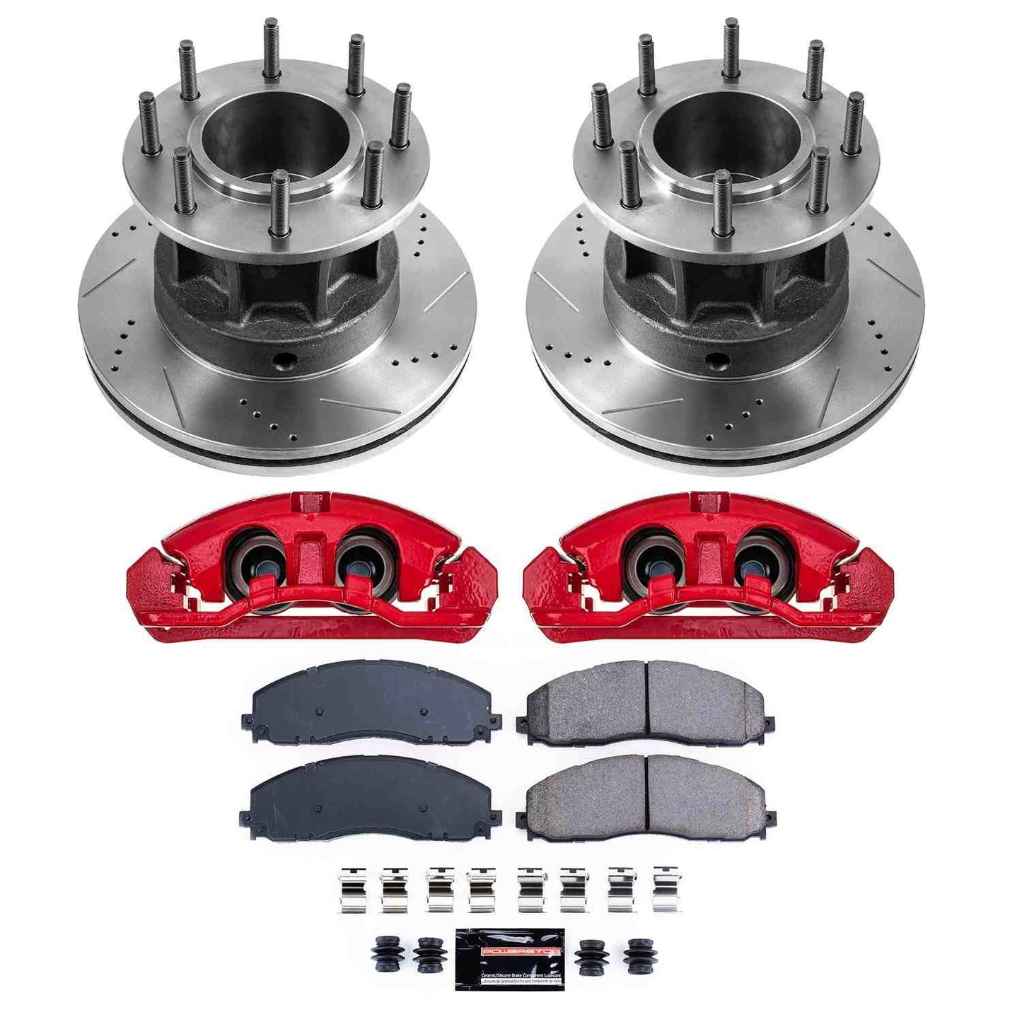PowerStop Power Stop 13-15 Ford F-350 Super Duty Front Z23 Evolution Kit W/Cals KC6823