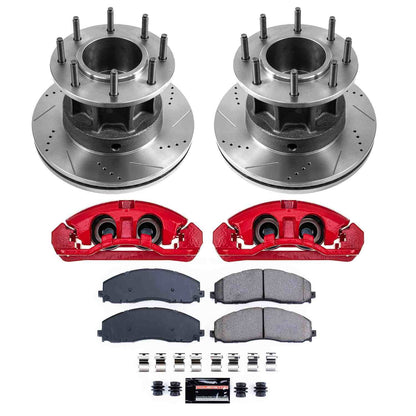 PowerStop Power Stop 13-15 Ford F-350 Super Duty Front Z23 Evolution Kit W/Cals KC6823