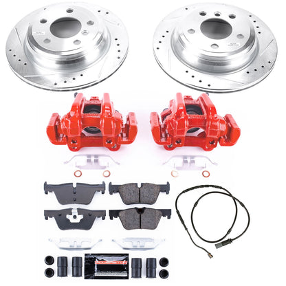 PowerStop Power Stop 13-18 BMW 320i xDrive Z23 Evolution Kit w/ Calipers - Rear KC6852