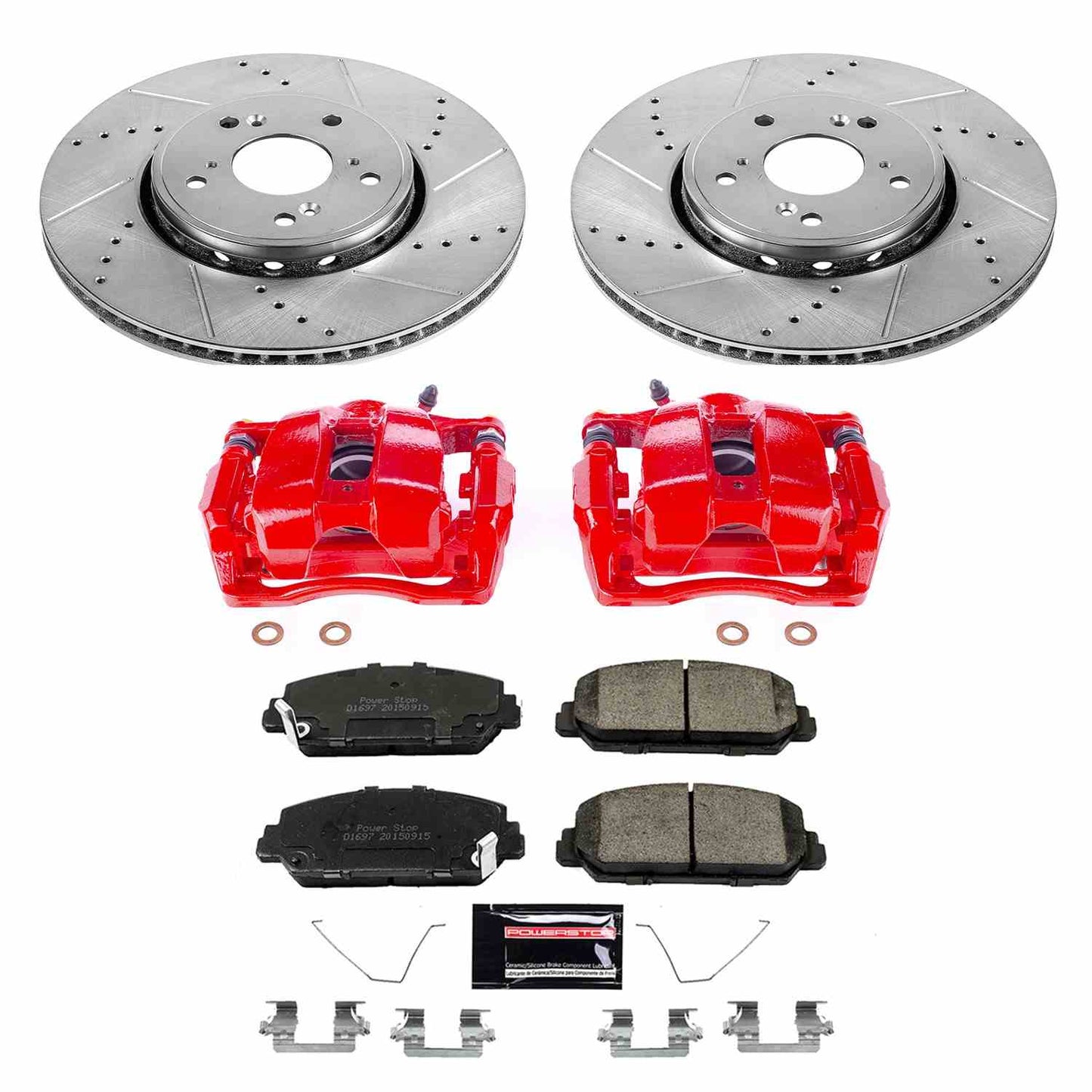 PowerStop Power Stop 13-18 Acura RDX Z23 Evolution Kit w/ Calipers - Front KC6940