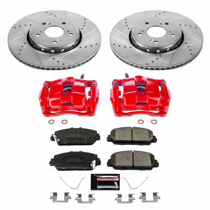 PowerStop Power Stop 13-18 Acura RDX Z23 Evolution Kit w/ Calipers - Front KC6940
