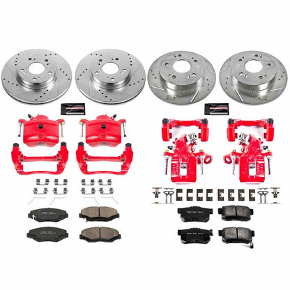 PowerStop Power Stop 2013 Acura ILX Z23 Evolution Kit w/ Calipers - Front and Rear KC6942