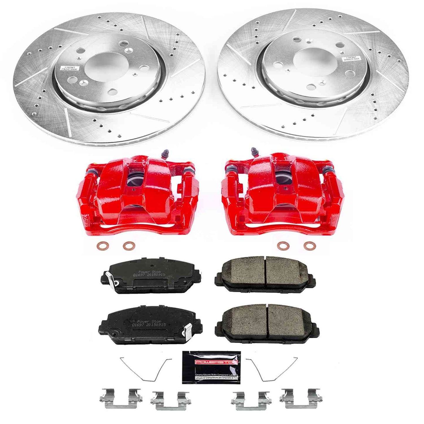 PowerStop Power Stop 14-19 Acura RLX Z23 Evolution Kit w/ Calipers - Front KC6955