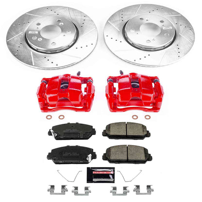PowerStop Power Stop 14-19 Acura RLX Z23 Evolution Kit w/ Calipers - Front KC6955