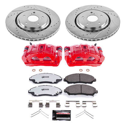 PowerStop Power Stop 16-14 Acura MDX Front Z36 Truck & Tow Brake Kit w/Calipers KC6957-36