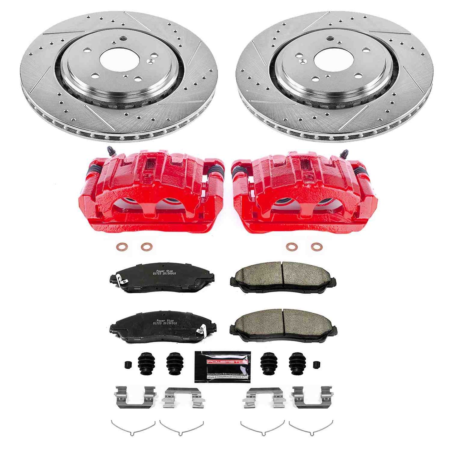 PowerStop Power Stop 14-16 Acura MDX Z23 Evolution Kit w/ Calipers - Front KC6957