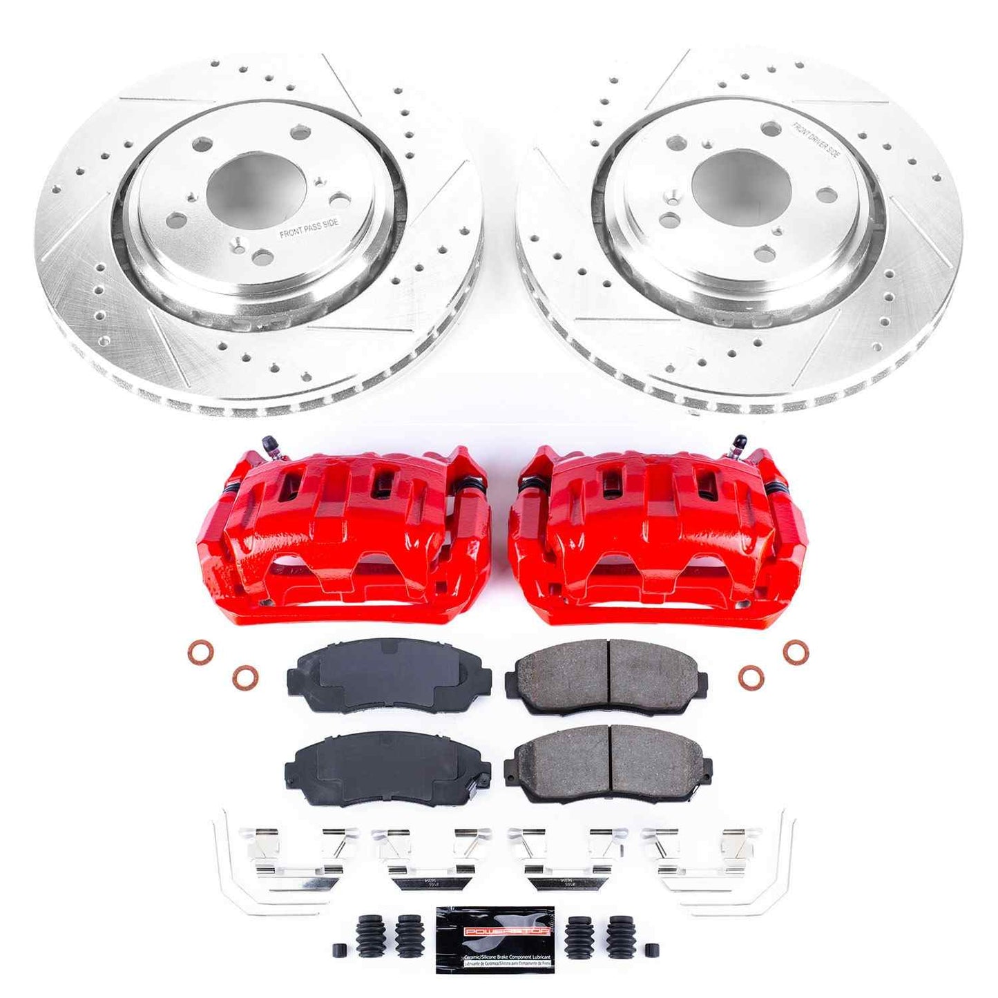 PowerStop Power Stop 15-17 Honda Odyssey Z23 Evolution Kit w/ Calipers - Front KC6959