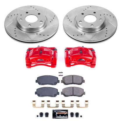 PowerStop Power Stop 13-15 Mazda CX-5 Z23 Evolution Kit w/ Calipers - Front KC6967