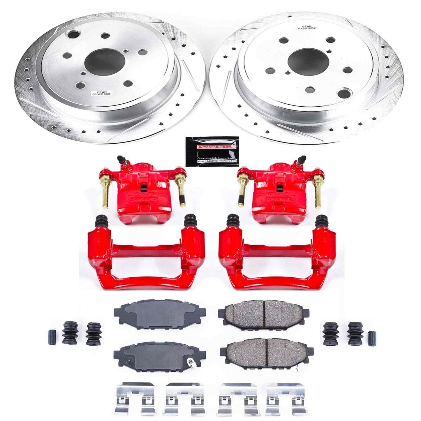PowerStop Power Stop 15-19 Subaru WRX Z23 Evolution Kit w/ Calipers - Rear KC6977