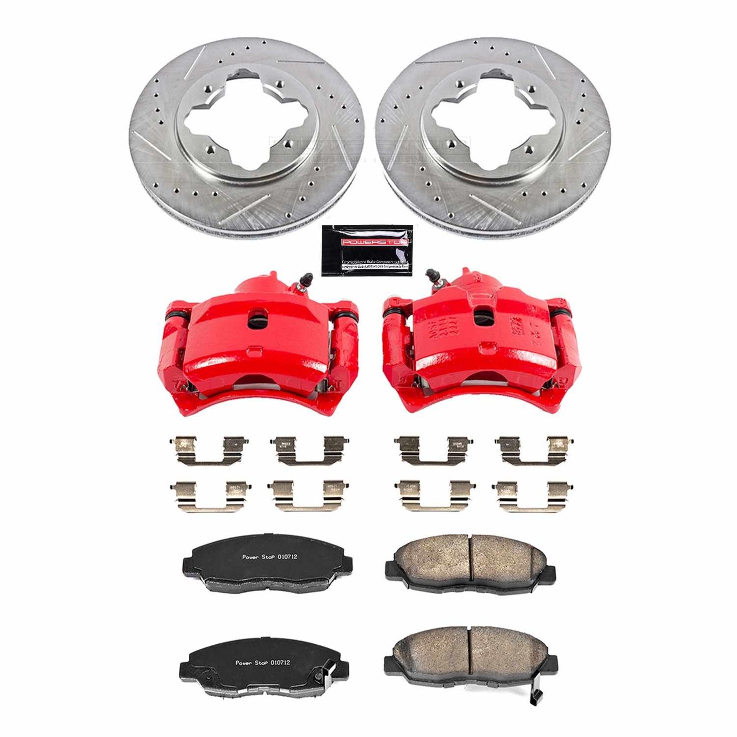 PowerStop Power Stop 1997 Acura CL Z23 Evolution Kit w/ Calipers - Front KC697