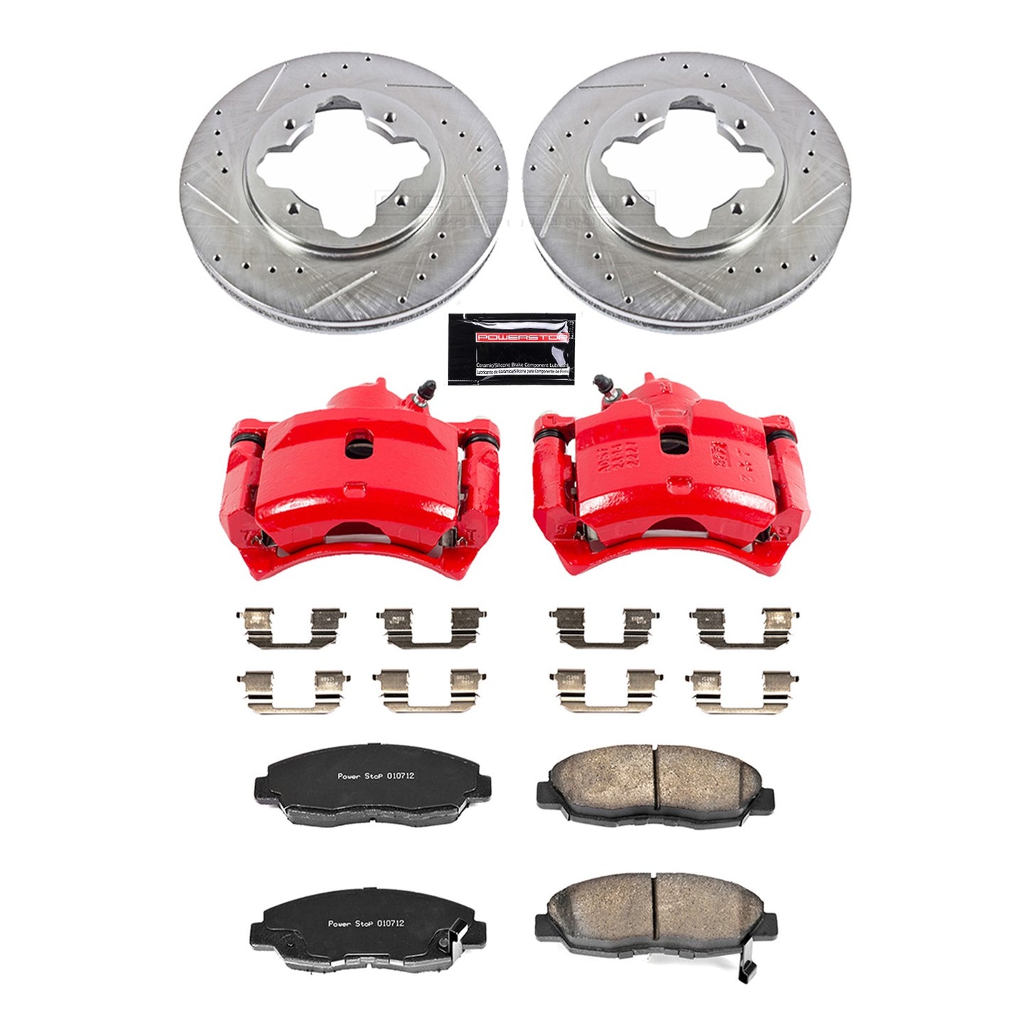 PowerStop Power Stop 1997 Acura CL Z23 Evolution Kit w/ Calipers - Front KC697