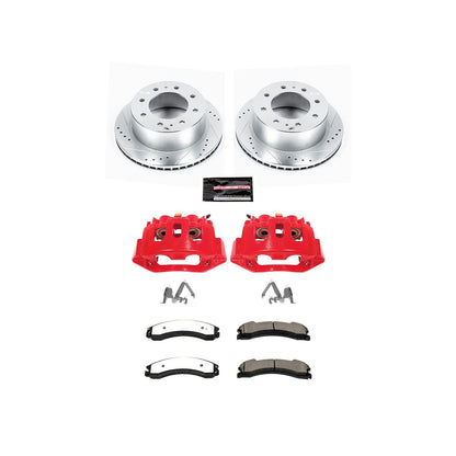 PowerStop Power Stop 15-19 Chevrolet Silverado 2500 HD Rear Z36 Truck & Tow Brake Kit w/Calipers KC6993-36