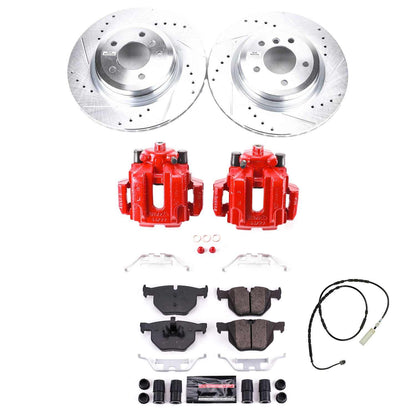 PowerStop Power Stop 13-15 BMW X1 Z23 Evolution Kit w/ Calipers - Rear KC7009