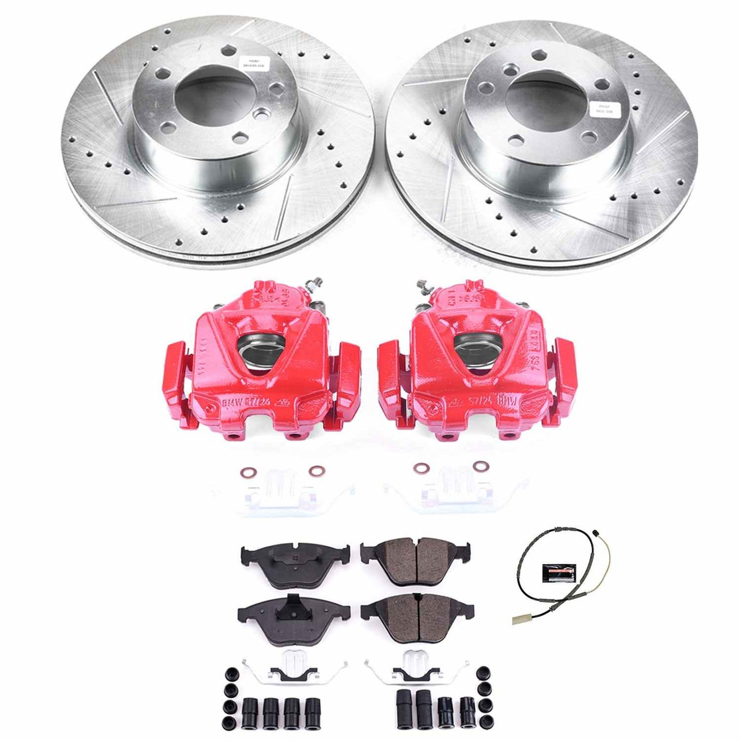 PowerStop Power Stop 13-15 BMW X1 Z23 Evolution Kit w/ Calipers - Front KC7026