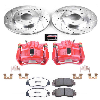 PowerStop Power Stop 91-95 Acura Legend Front Z26 Street Warrior Brake Kit w/Calipers KC704A-26
