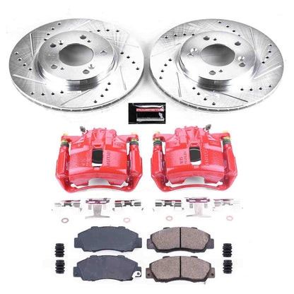 PowerStop Power Stop 91-95 Acura Legend Z23 Evolution Kit w/ Calipers - Front KC704A