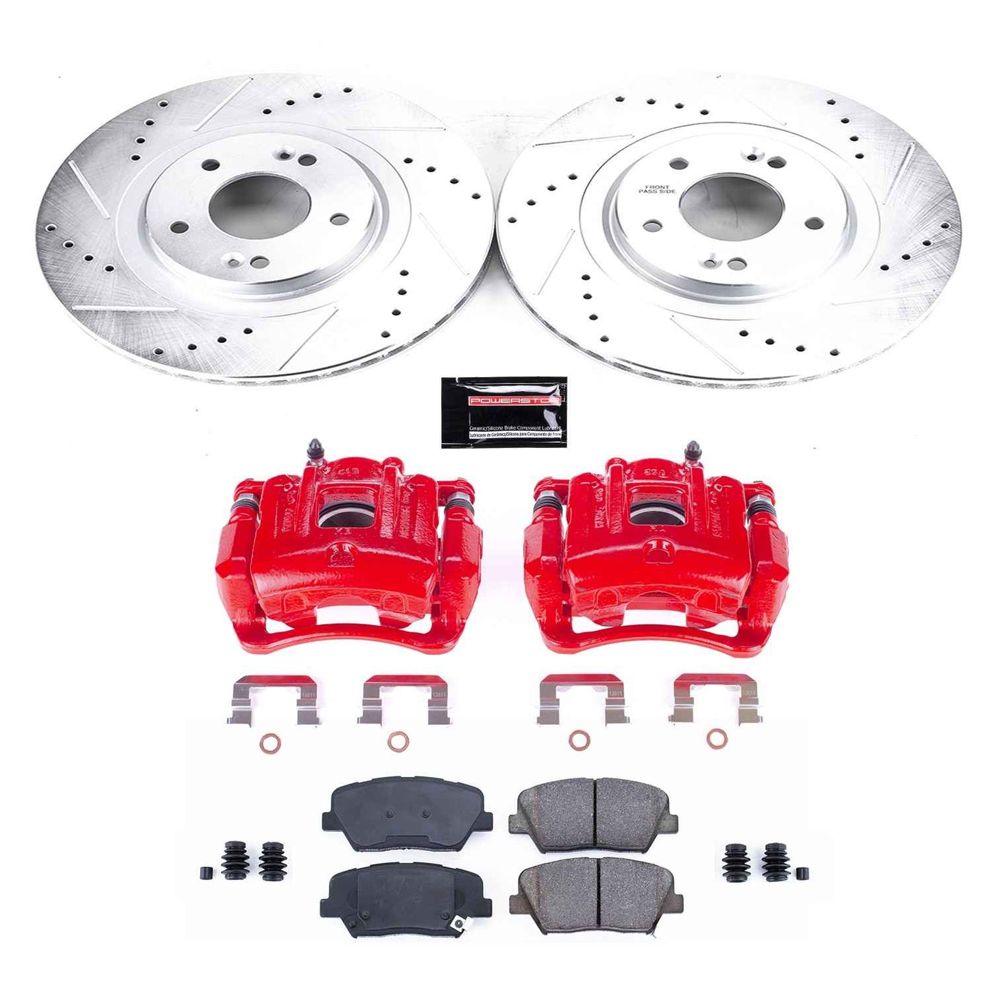 PowerStop Power Stop 15-19 Kia Sorento Z23 Evolution Kit w/ Calipers - Front KC7064