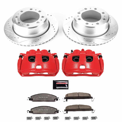 PowerStop Power Stop 13-18 Ram 3500 Rear Z36 Truck & Tow Brake Kit w/Calipers KC7131-36
