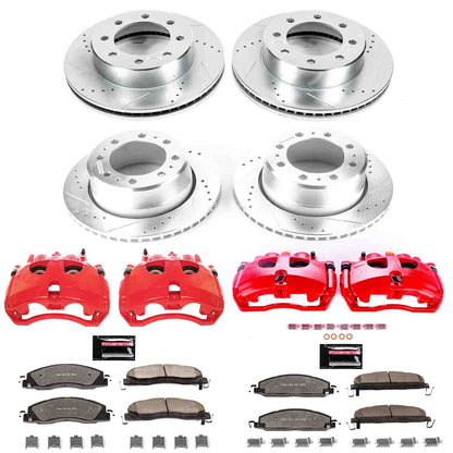 PowerStop Power Stop 18-13 Ram 3500 Z36 Truck and Tow Kit w/ Calipers - Front and Rear KC7141A-36