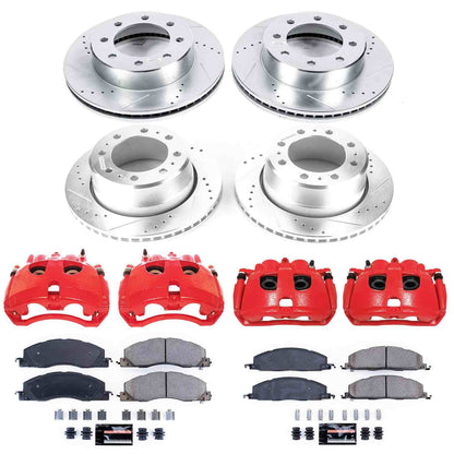 PowerStop Power Stop 13-18 Ram 3500 Z23 Evolution Kit w/ Calipers - Front and Rear KC7141