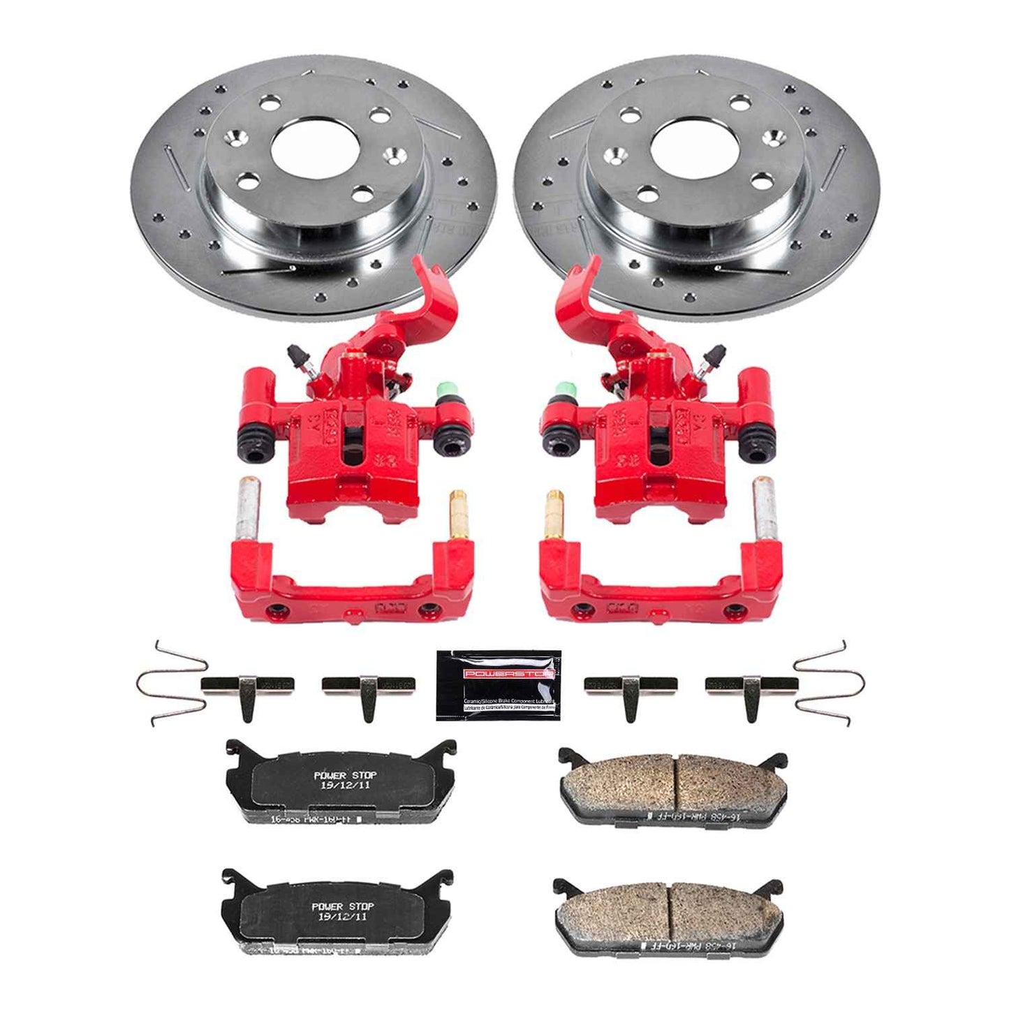 PowerStop Power Stop 90-93 Mazda Miata Z23 Evolution Kit w/ Calipers - Rear KC719