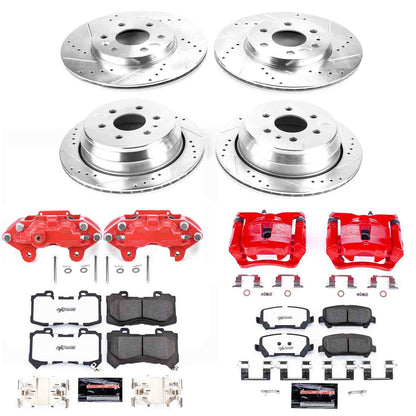 PowerStop Power Stop 15-19 Chevrolet Colorado Z36 Truck and Tow Kit w/ Calipers - Front and Rear KC7228-36