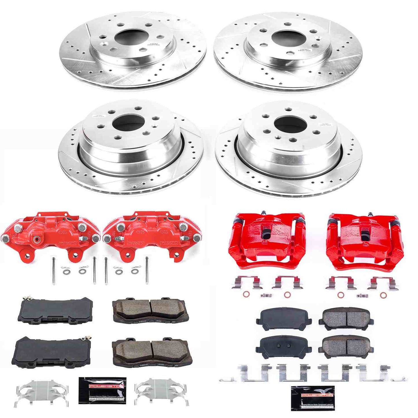PowerStop Power Stop 15-19 Chevrolet Colorado Z23 Evolution Kit w/ Calipers - Front and Rear KC7228
