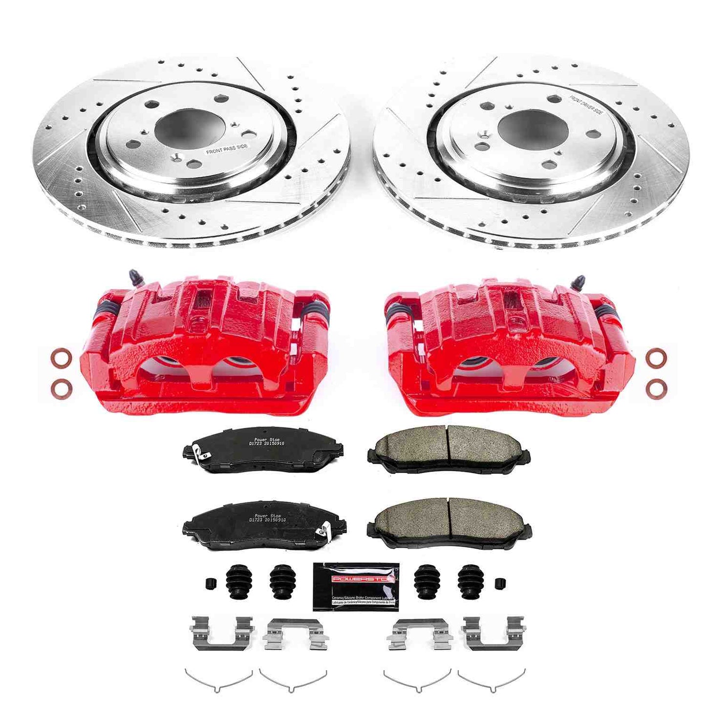 PowerStop Power Stop 17-19 Acura MDX Z23 Evolution Kit w/ Calipers - Front KC7352