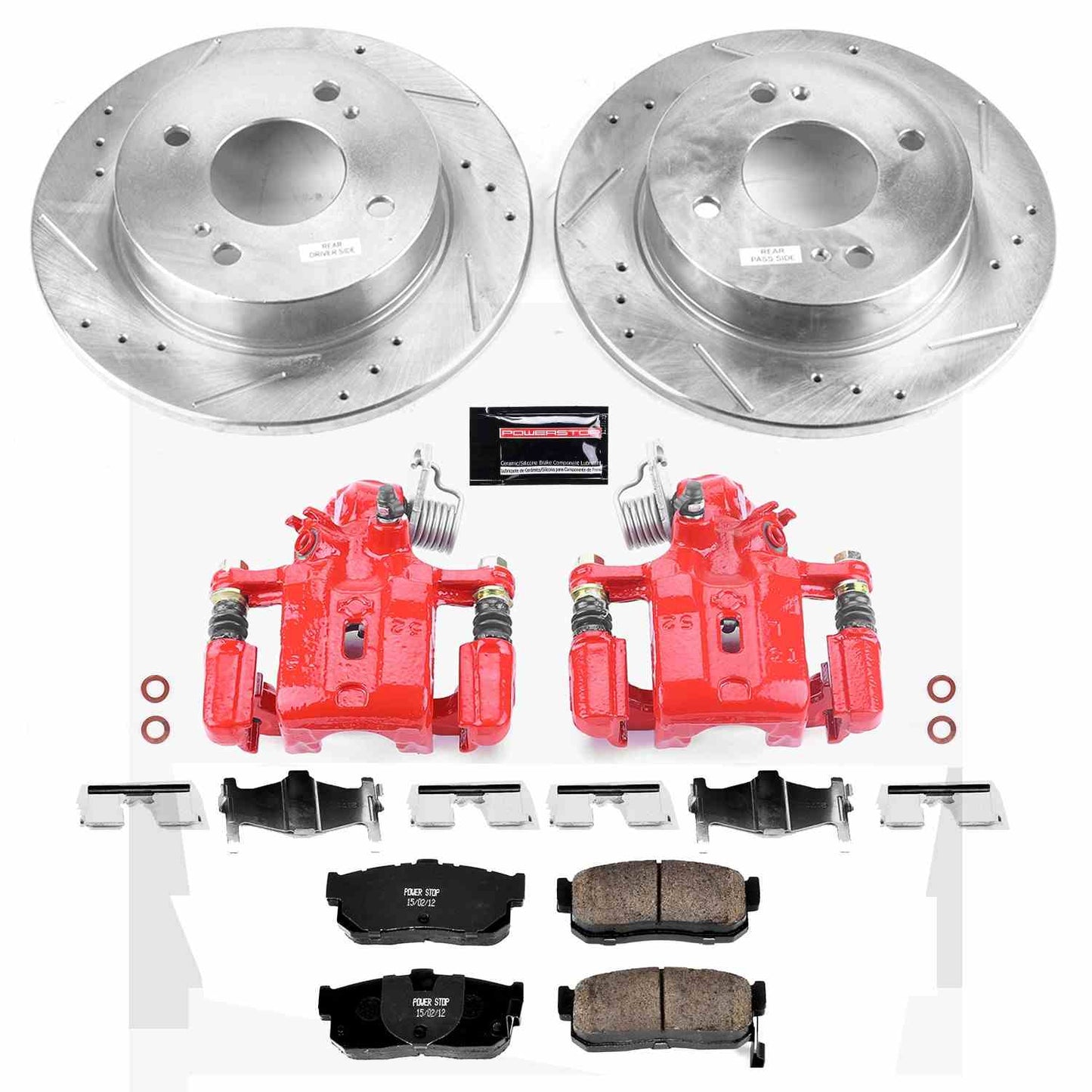 PowerStop Power Stop 99-01 Infiniti G20 Z23 Evolution Kit w/ Calipers - Rear KC740