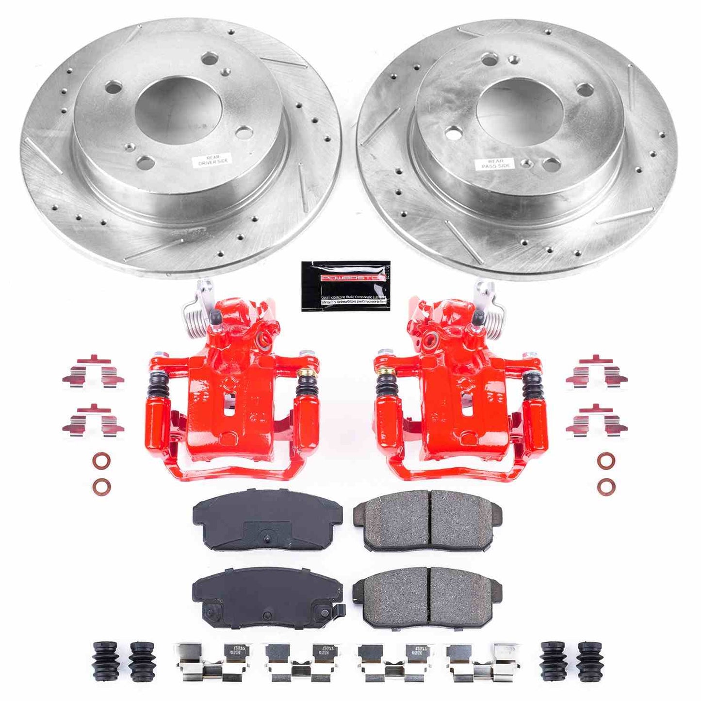 PowerStop Power Stop 02-06 Nissan Sentra Z23 Evolution Kit w/ Calipers - Rear KC741A