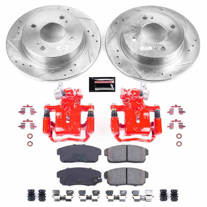 PowerStop Power Stop 02-06 Nissan Sentra Z23 Evolution Kit w/ Calipers - Rear KC741A