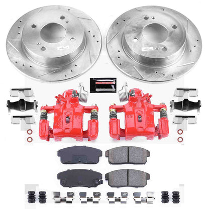 PowerStop Power Stop 01-02 Infiniti G20 Z23 Evolution Kit w/ Calipers - Rear KC741