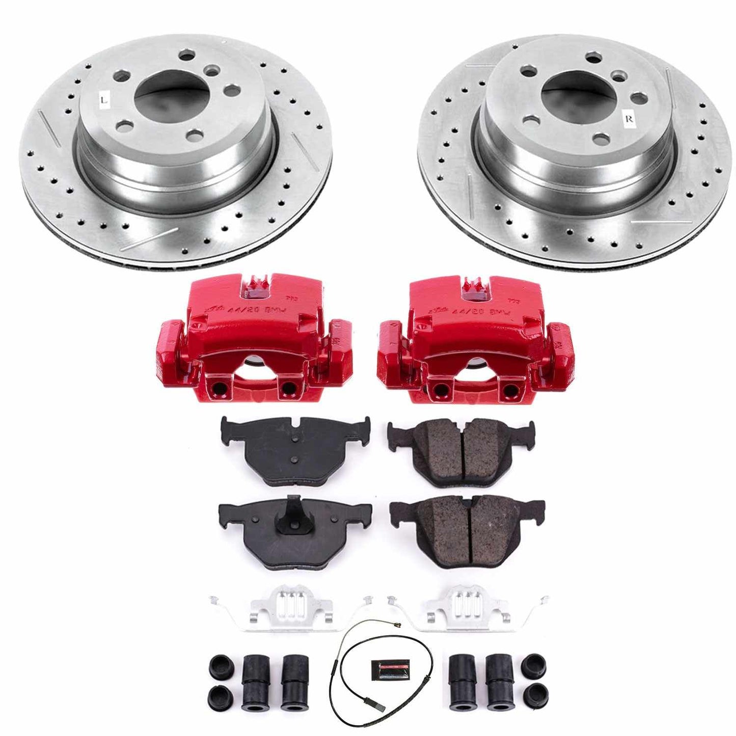 PowerStop Power Stop 16-18 BMW X5 Z23 Evolution Kit w/ Calipers - Rear KC7429