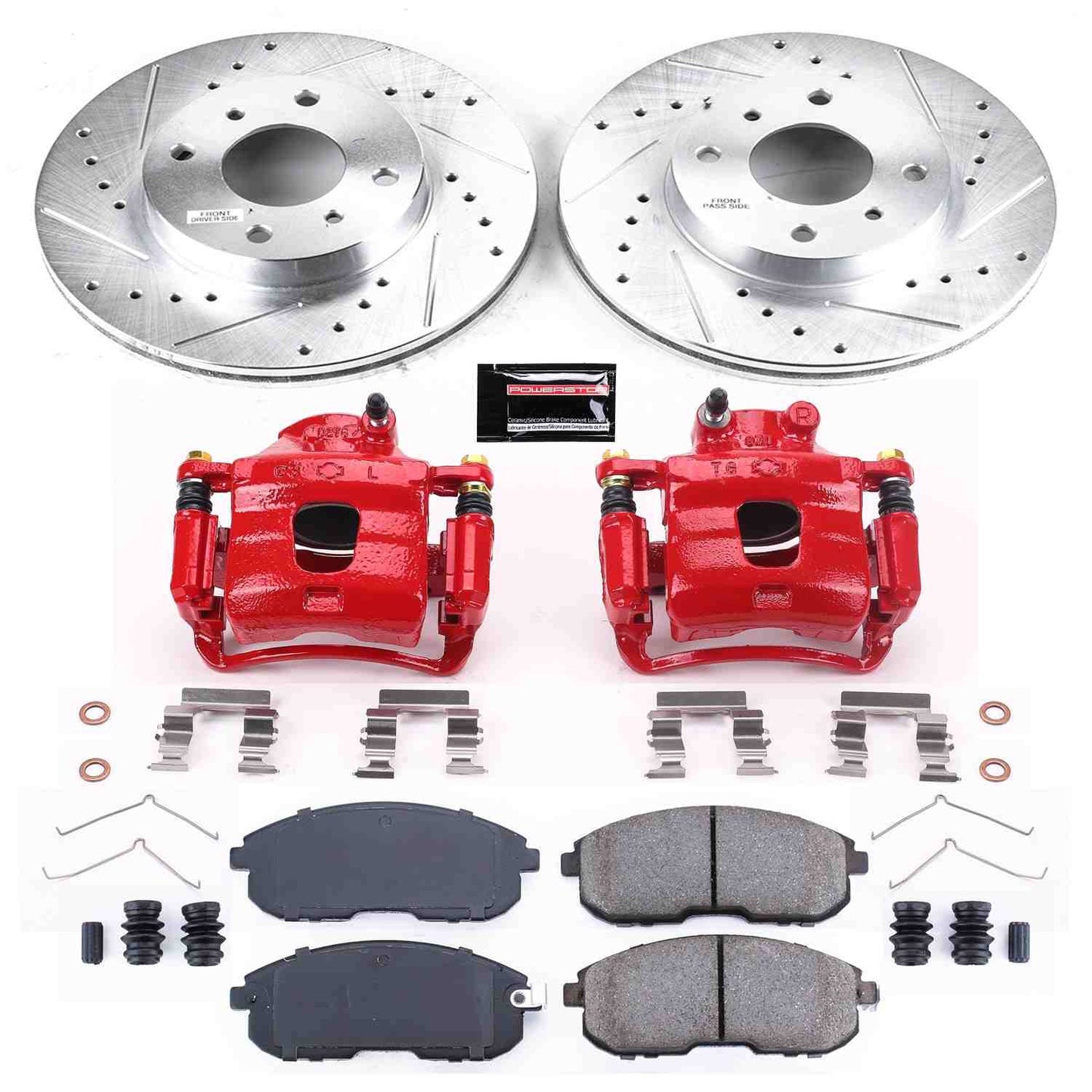 PowerStop Power Stop 93-01 Nissan Altima Z23 Evolution Kit w/ Calipers - Front KC749
