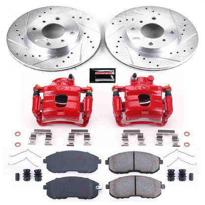 PowerStop Power Stop 93-01 Nissan Altima Z23 Evolution Kit w/ Calipers - Front KC749