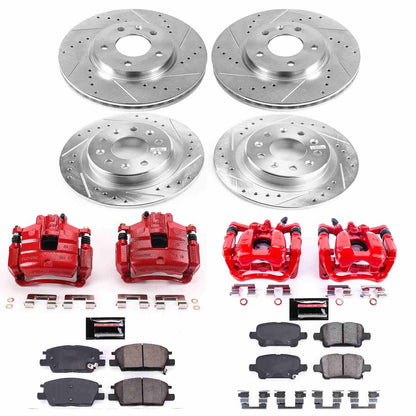 PowerStop Power Stop 18-19 Buick LaCrosse Z23 Evolution Kit w/ Calipers - Front and Rear KC7566