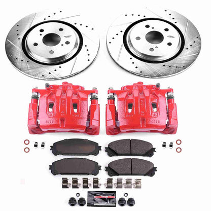 PowerStop Power Stop 16-18 Lexus RX350 Z23 Evolution Kit w/ Calipers - Front KC7688A
