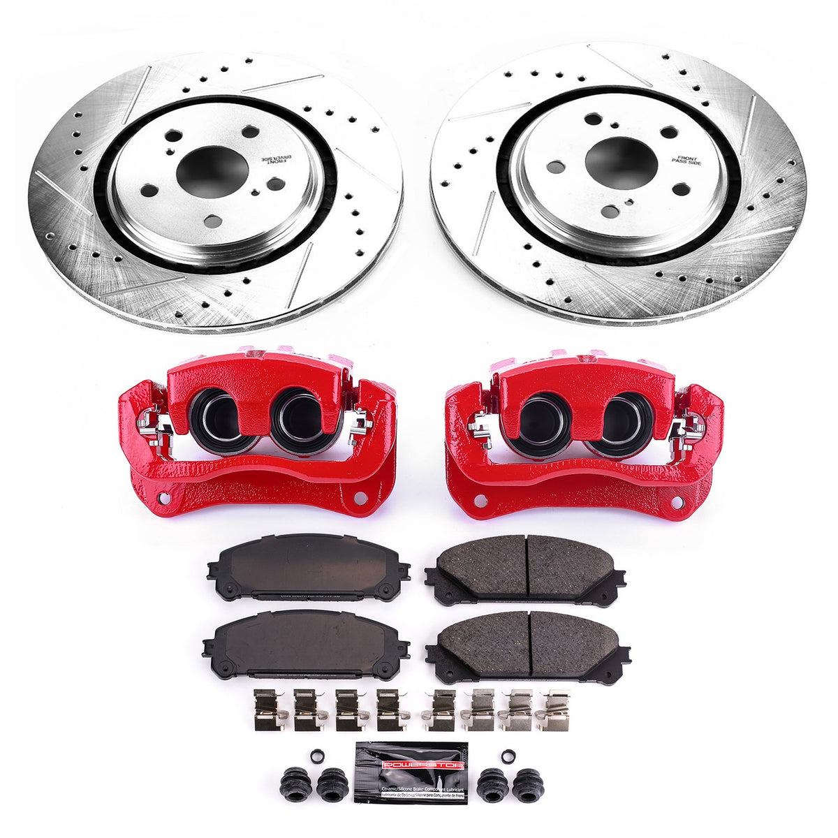 PowerStop Power Stop 16-18 Lexus RX350 Z23 Evolution Kit w/ Calipers - Front KC7688