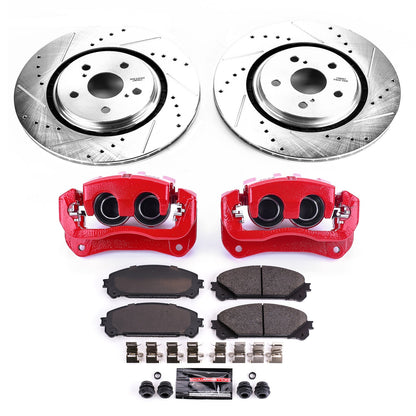 PowerStop Power Stop 16-18 Lexus RX350 Z23 Evolution Kit w/ Calipers - Front KC7688