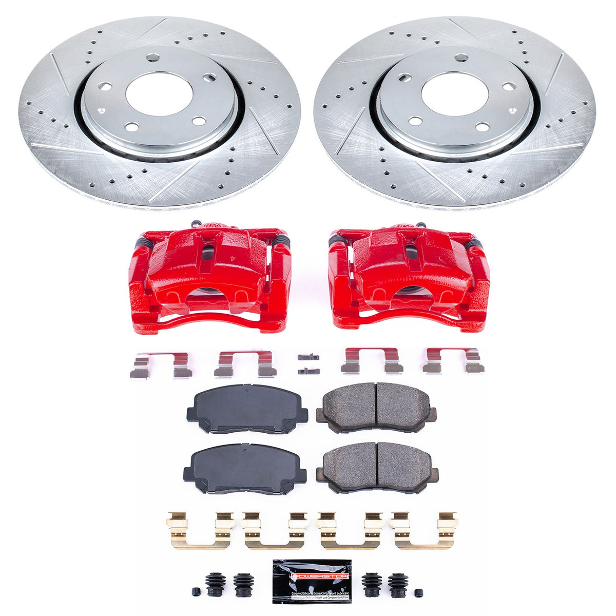 PowerStop Power Stop 16-18 Mazda CX-5 Z23 Evolution Kit w/ Calipers - Front KC7689