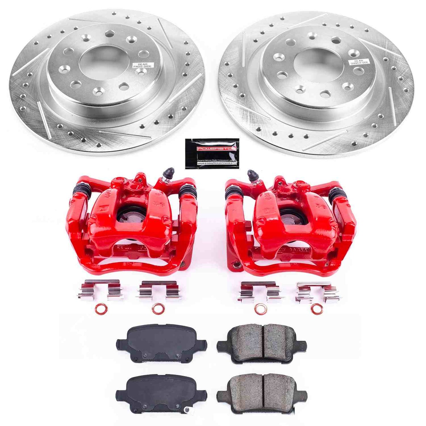 PowerStop Power Stop 17-19 Buick LaCrosse Z23 Evolution Kit w/ Calipers - Rear KC7717