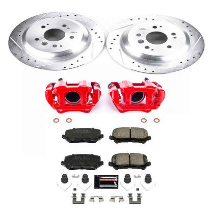PowerStop Power Stop 16-17 Honda Pilot Z23 Evolution Kit w/ Calipers - Rear KC7727