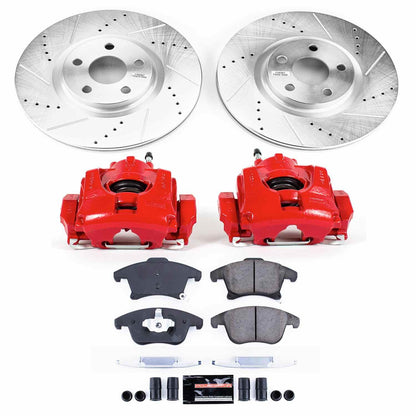 PowerStop Power Stop 17-19 Lincoln MKZ Z23 Evolution Kit w/ Calipers - Front KC7885