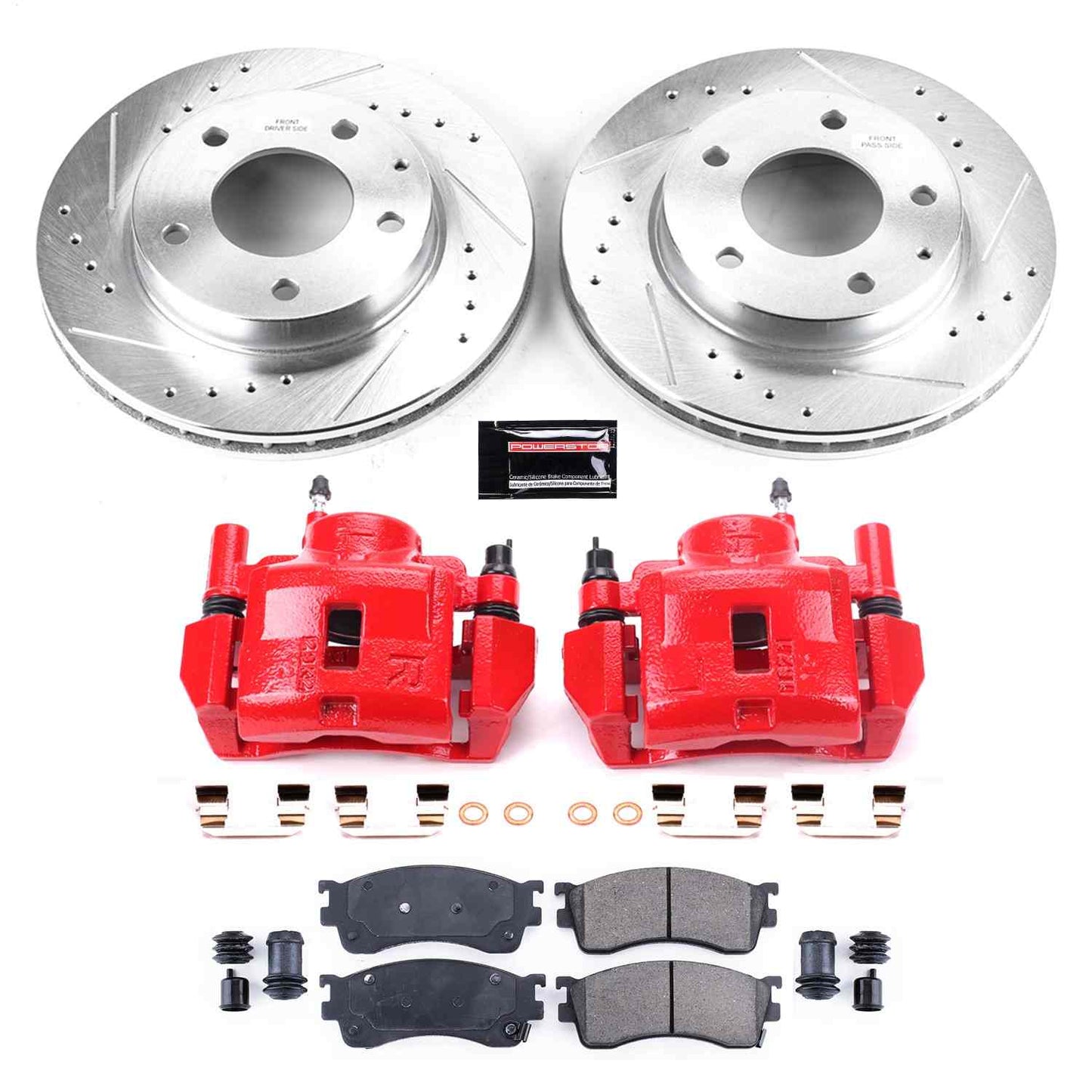 PowerStop Power Stop 01-03 Mazda Protege Z23 Evolution Kit w/ Calipers - Front KC788